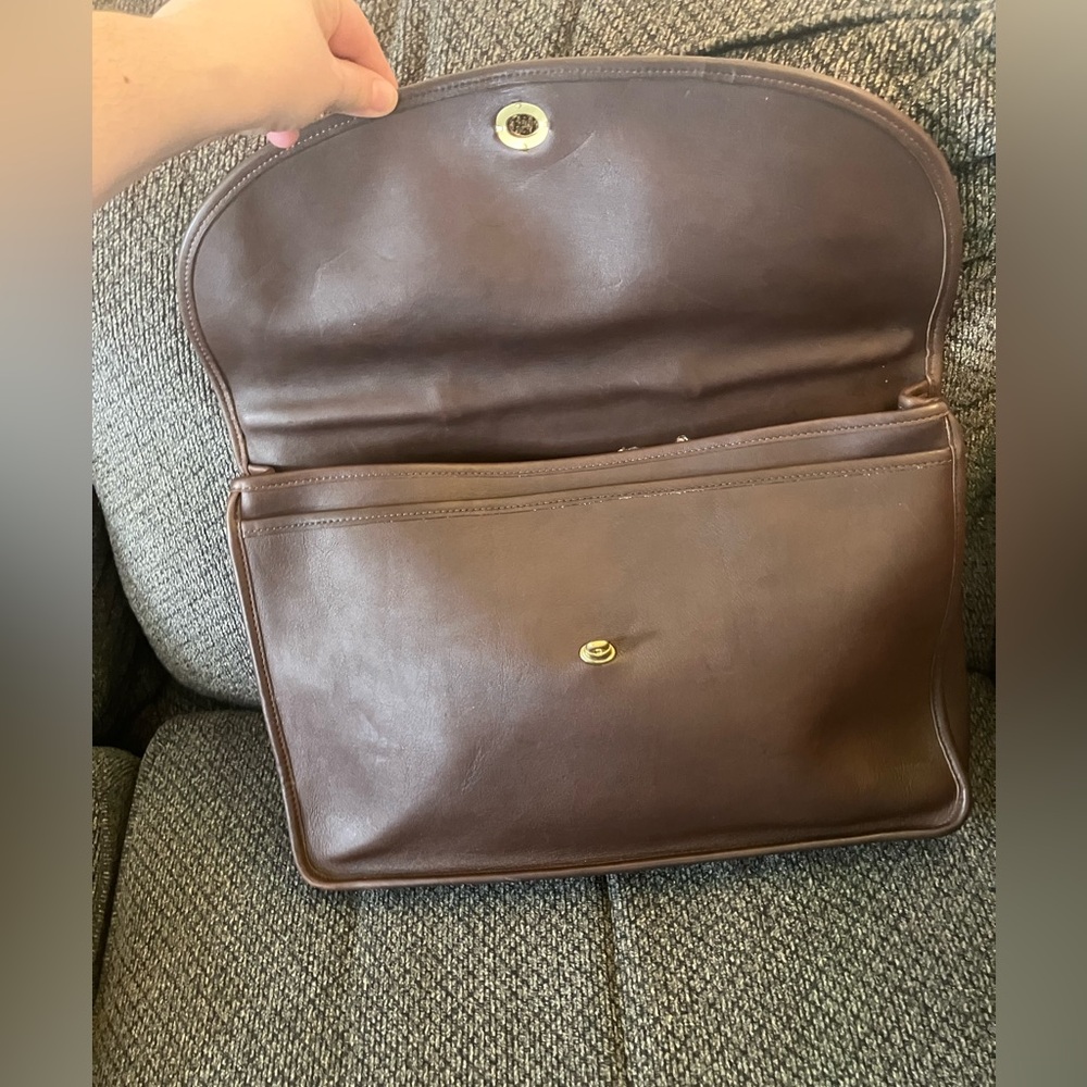 Vintage Coach 0178-30 leather  Lexington in mahogany top handle pre 1994 - Picture 5 of 16